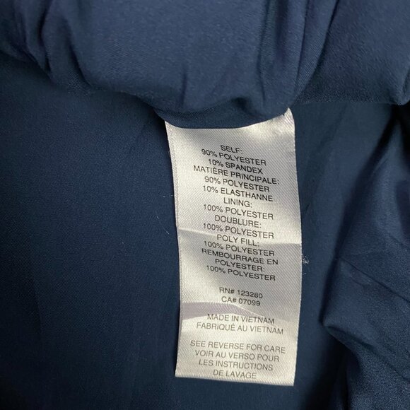 Travis Mathew Interlude Puffer Vest Men's Medium Blue Golf Performance Quilted - Picture 6 of 11